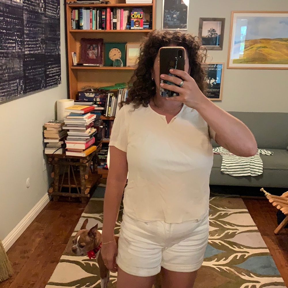 Talbots silk blouse